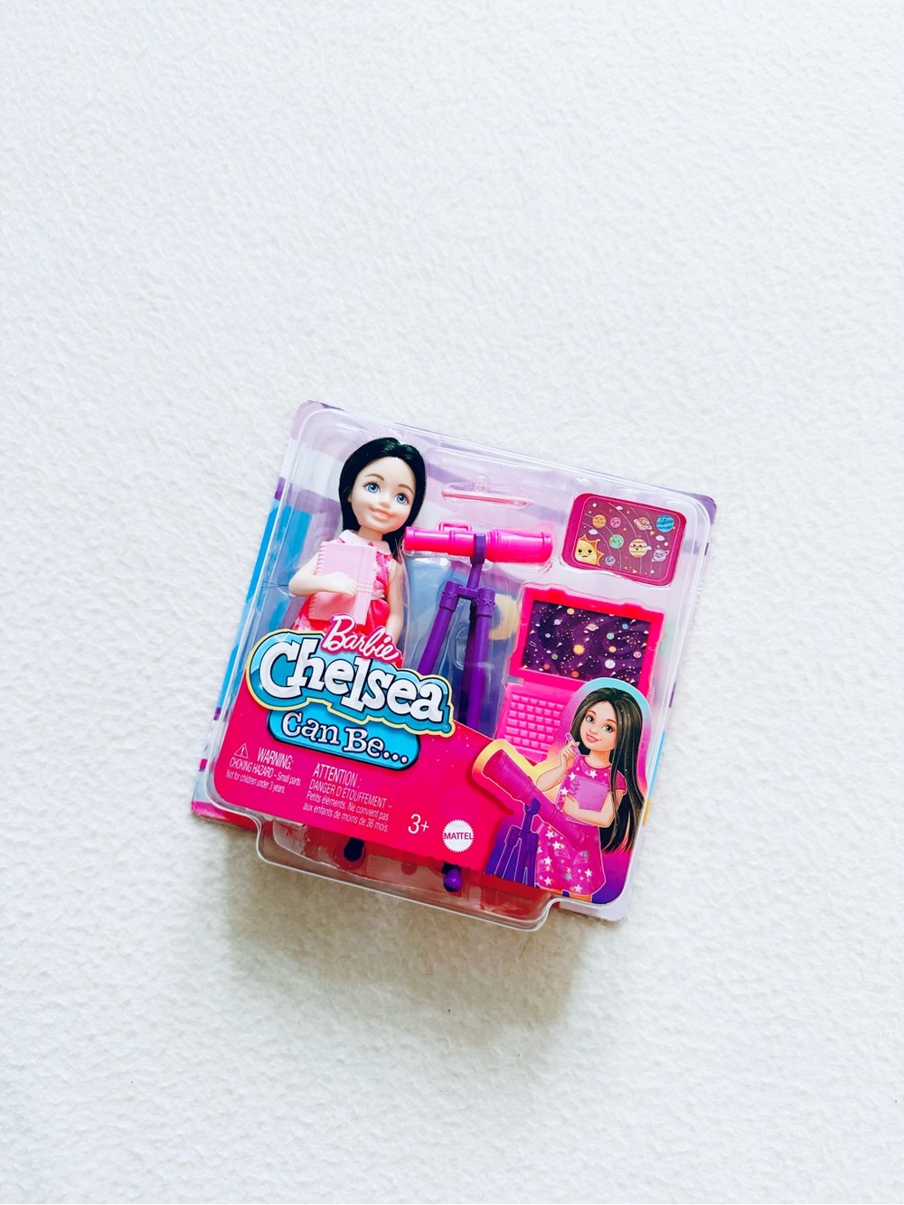 3/$30 Mattel Barbie Chelsea Can Be Astronomer Doll Playset Telescope Laptop Gift
